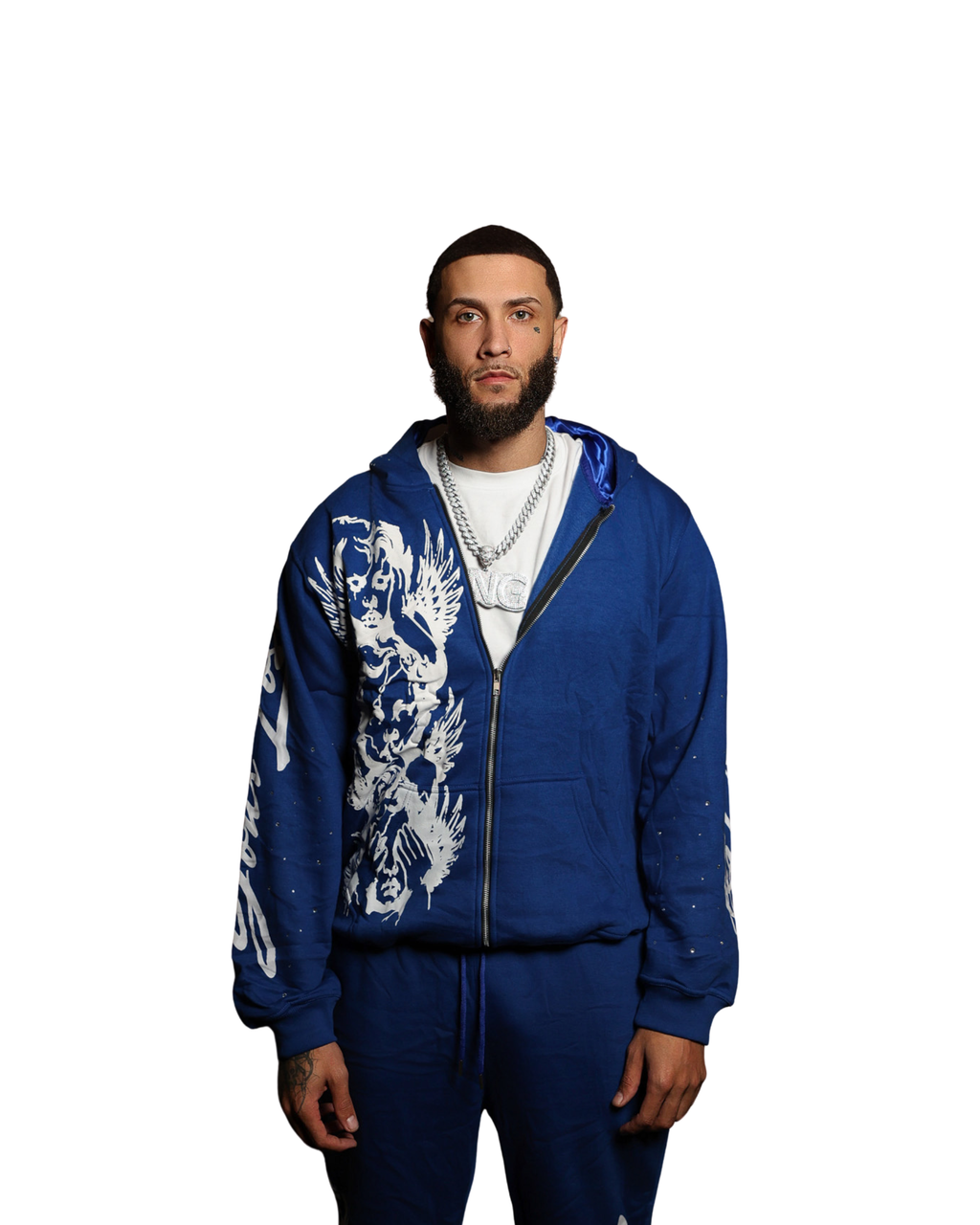 Jacket & Sweatpants Set – Royal Blue