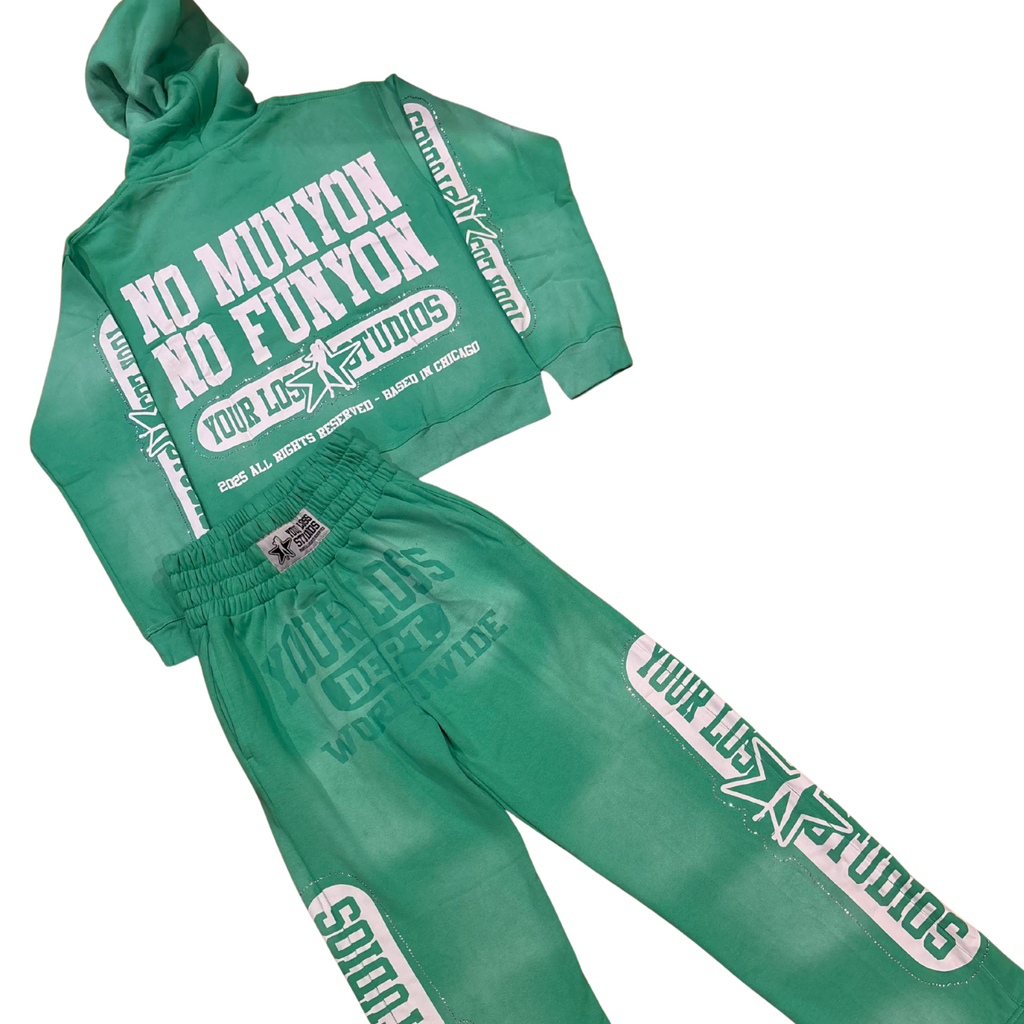YourLoss Studios Hoodie & Sweatpants Set – Green