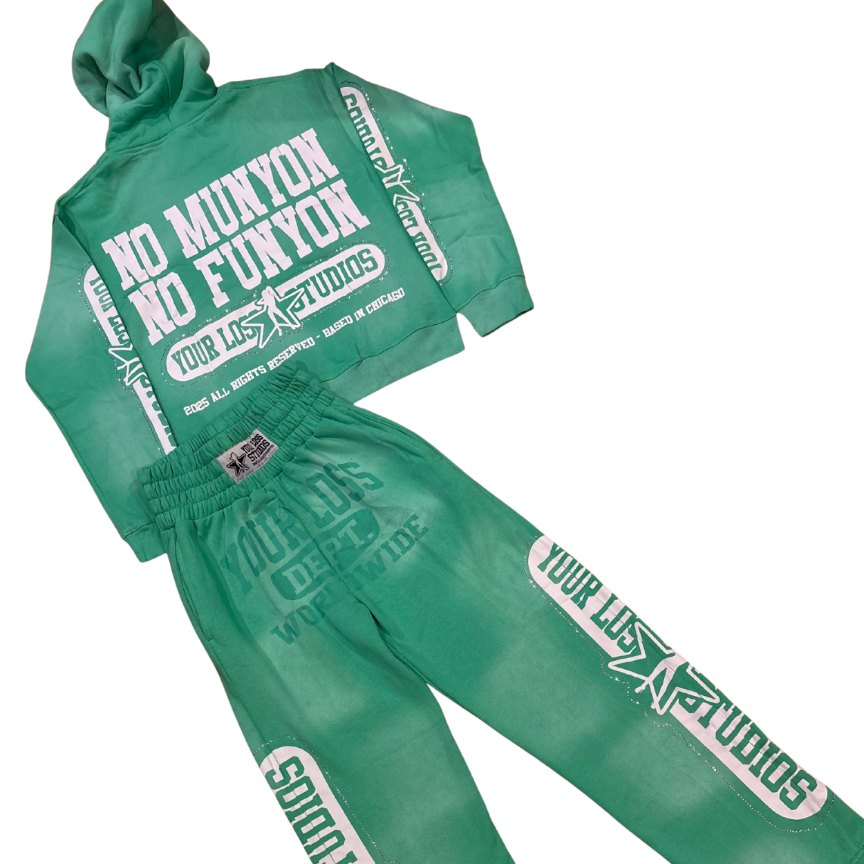 YourLoss Studios Hoodie & Sweatpants Set – Green