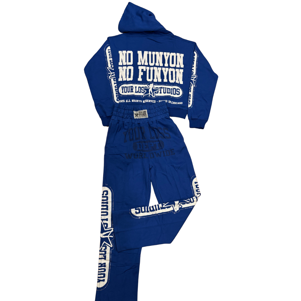 YourLoss Studios Hoodie & Sweatpants Set – Blue