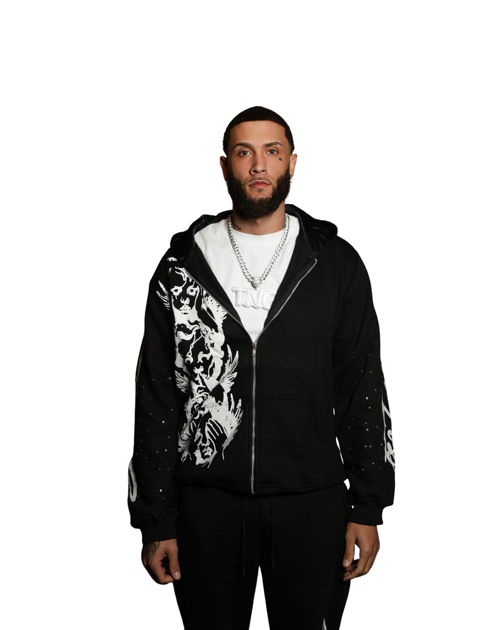 Jacket & Sweatpants Set – Black