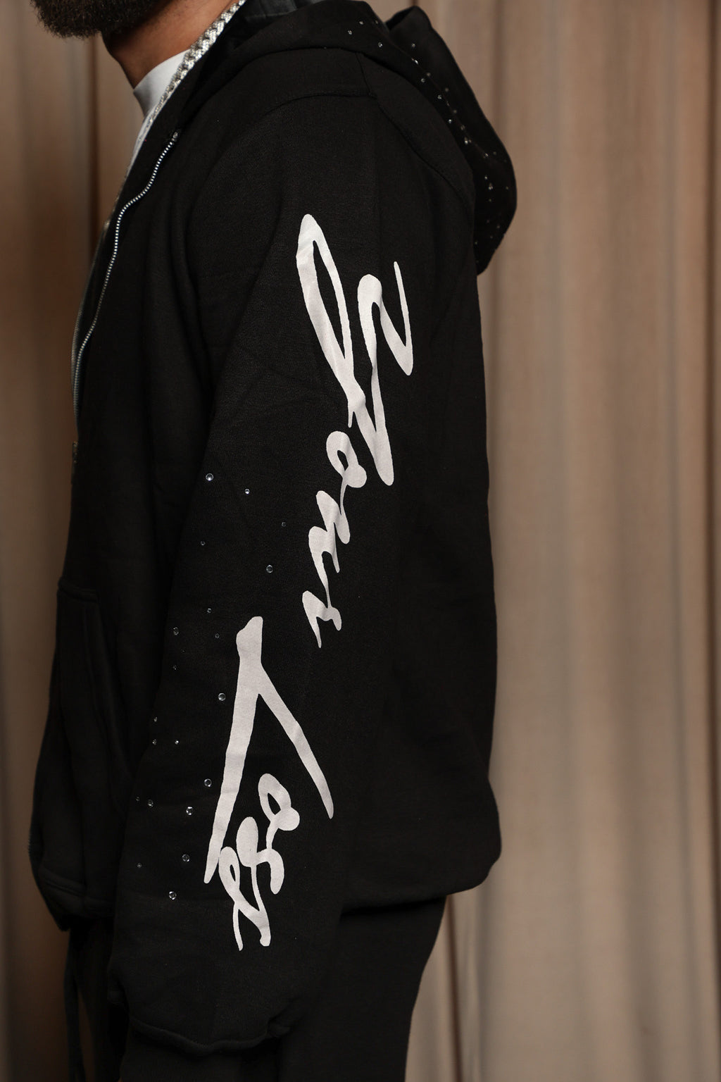 Jacket & Sweatpants Set – Black