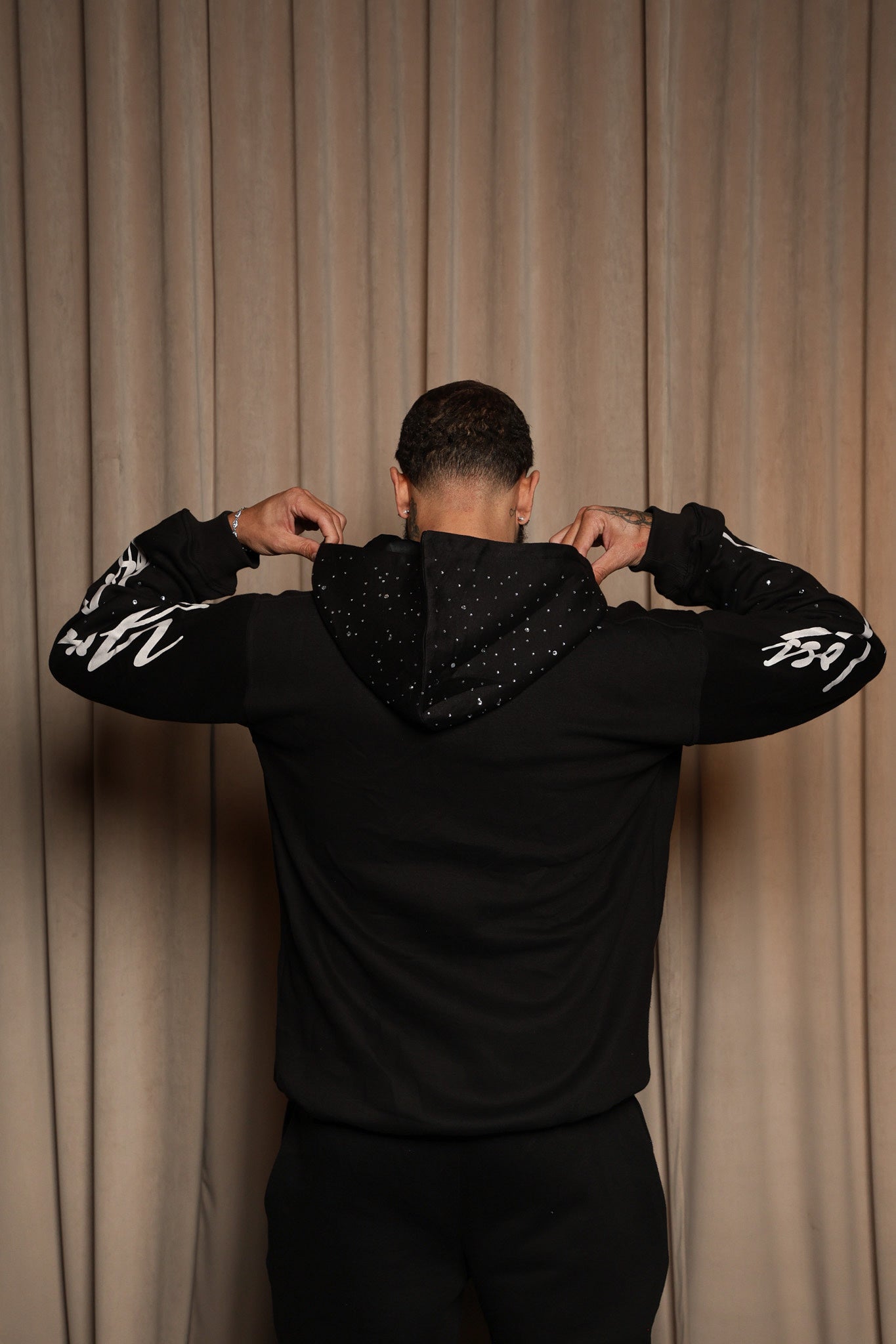 Jacket & Sweatpants Set – Black