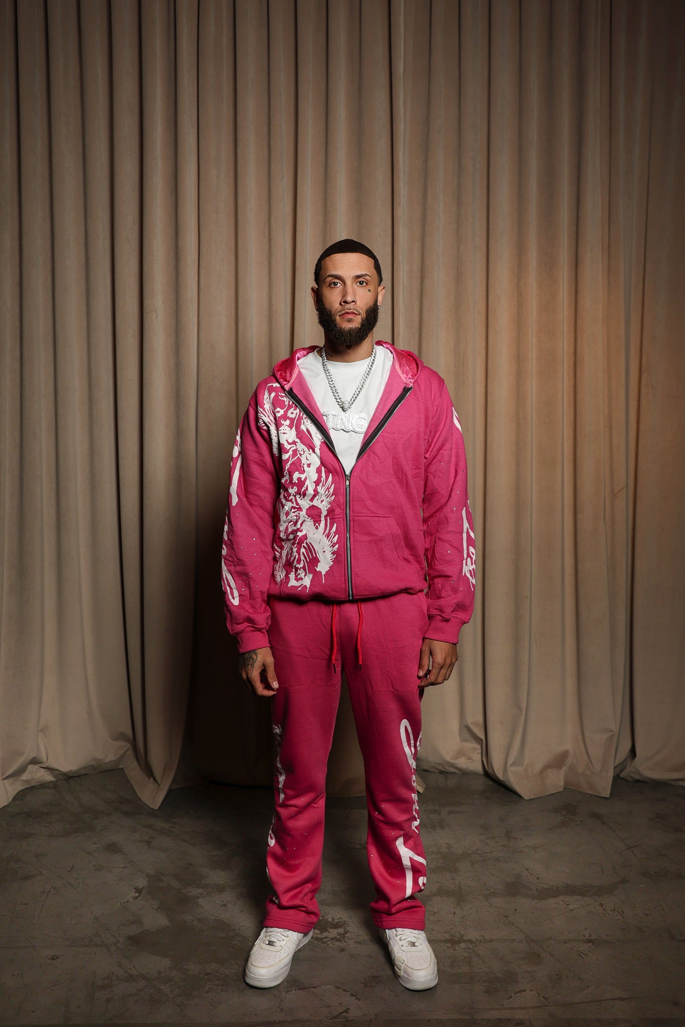 Jacket & Sweatpants Set – Pink