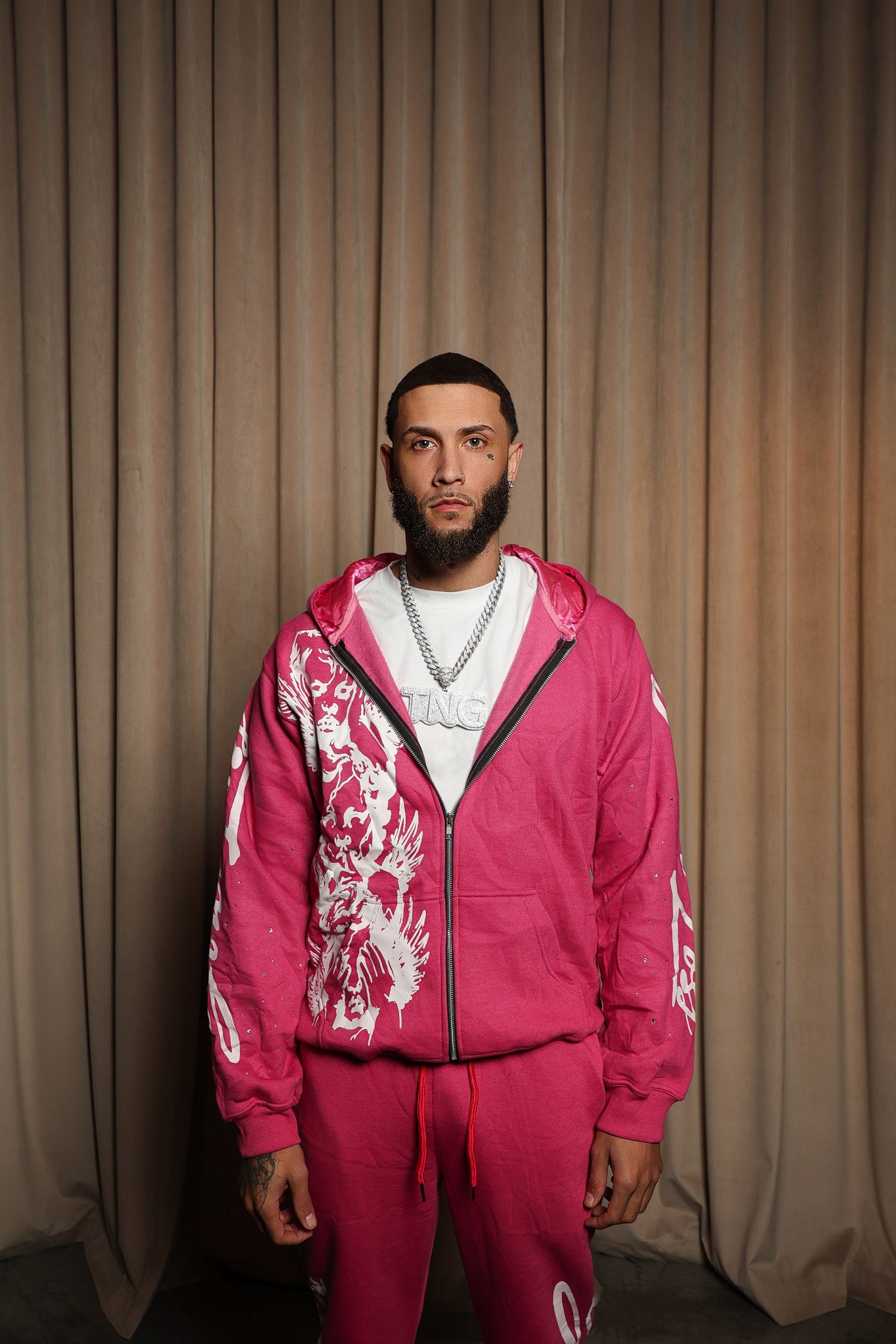 Jacket & Sweatpants Set – Pink