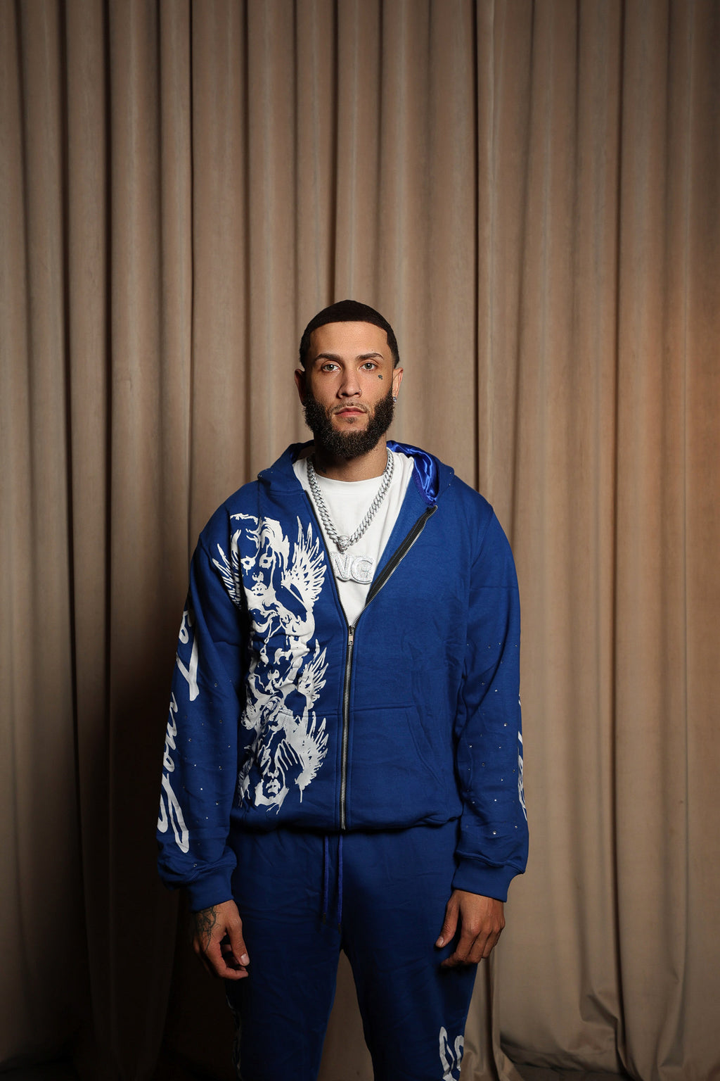 Jacket & Sweatpants Set – Royal Blue